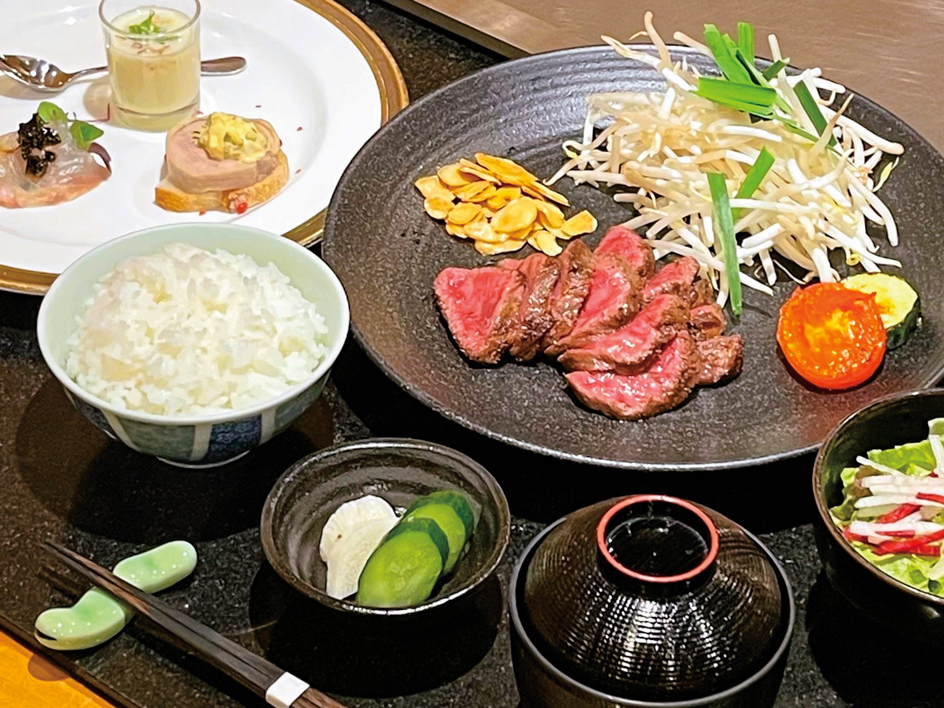 1日10食限定｜とちぎ和牛カイノミステーキランチコース